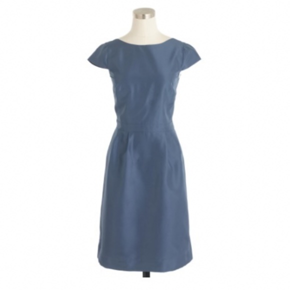 J. Crew Tessa Dress in Slub Silk - Picture 2 of 4